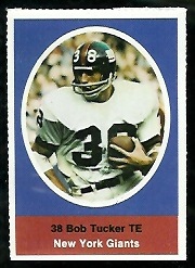 1972 Sunoco Stamps      415     Bob Tucker
